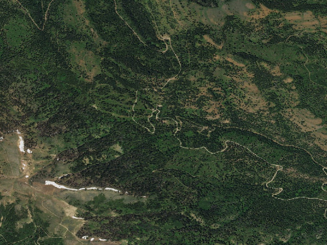 Aerial image of Hitt Mountain