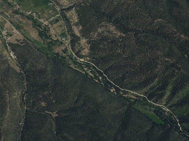 Aerial image of Hodges Dispersed Recreation Area
