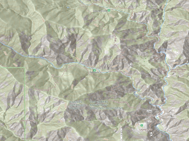 USGS topographic map of Hoegees