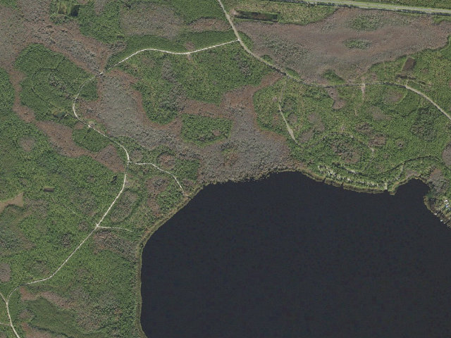 Aerial image of Hog Pen Landing