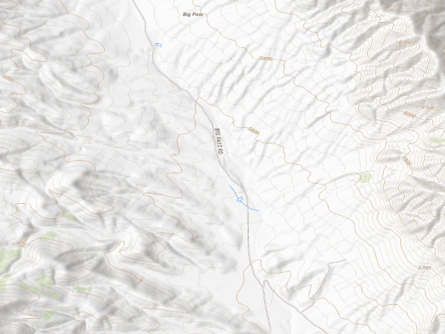 USGS topographic map of Hogup Mountains Designated Routes