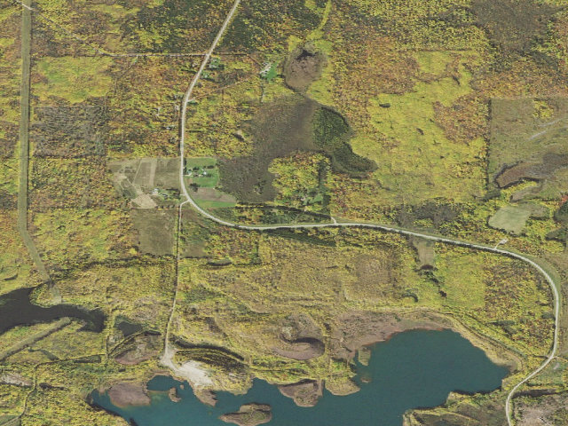 Aerial image of Hole In The Wall Lake M83