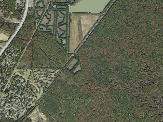 Aerial image of Holland Bottoms Camping Area #1