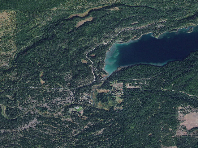 Aerial image of Holland Lake Group Site