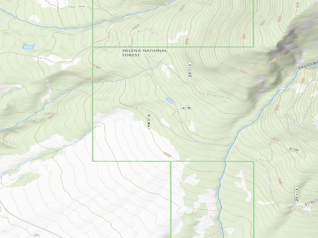 USGS topographic map of Holloway Rd 4178 002