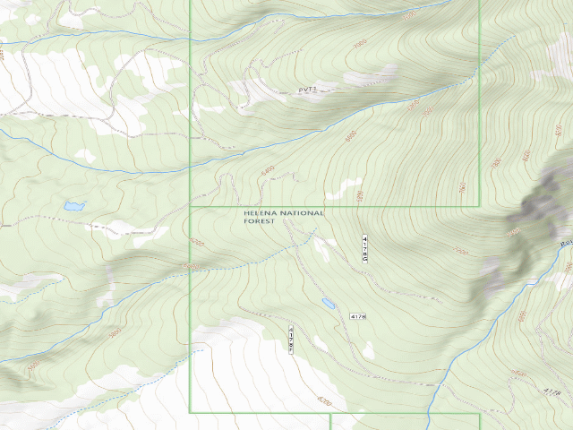 USGS topographic map of Holloway Rd 4187 003