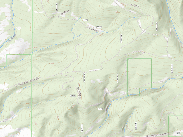 USGS topographic map of Holloway Rd4178 001