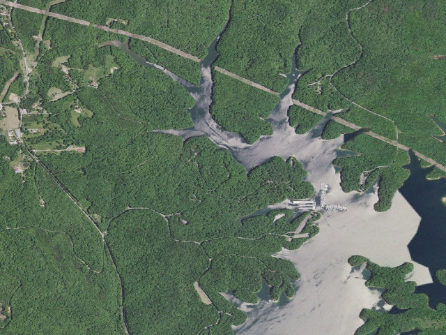 Aerial image of Holly Bay Rec. Area