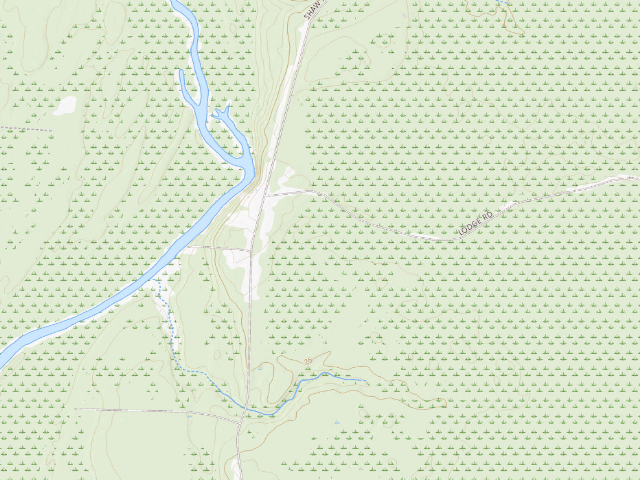 USGS topographic map of Holly Shelter Game Land camping area #1