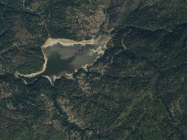 Aerial image of Hollywood Point Campground