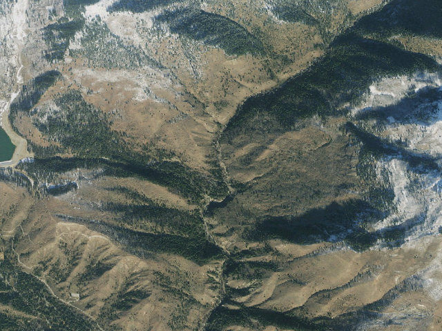 Aerial image of Holman Flat Dispersed Area