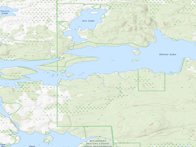 USGS topographic map of Homer Site 2