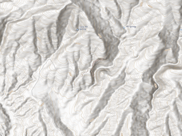 USGS topographic map of Homestead Climbing Area