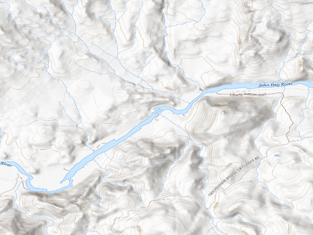 USGS topographic map of Homestead Rapid