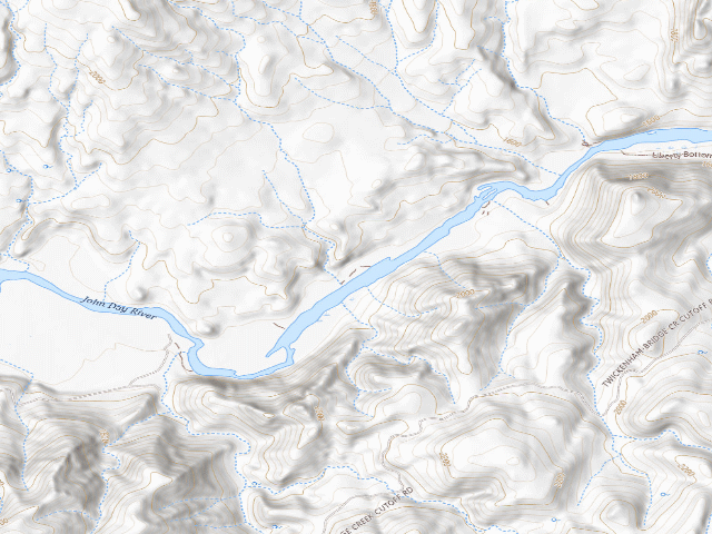 USGS topographic map of Homestead Site