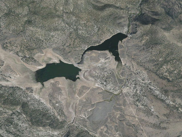 Aerial image of Honeycomb Rocks Campground