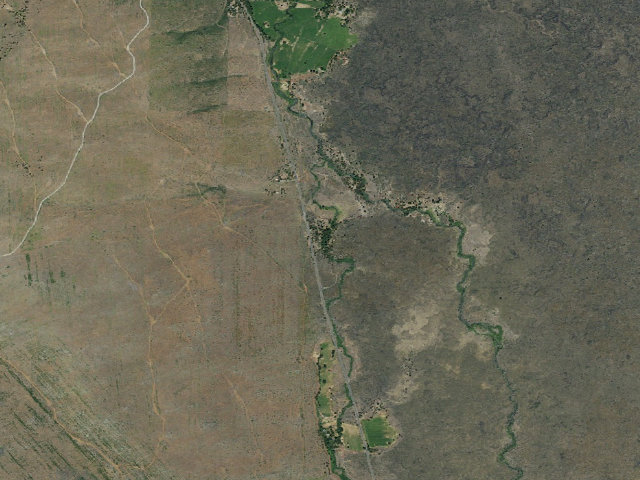 Aerial image of Honn Campground