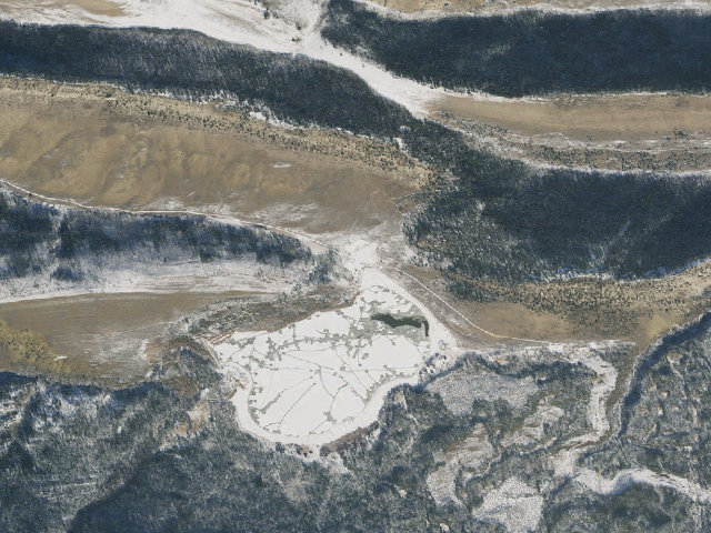 Aerial image of Hoop Lake