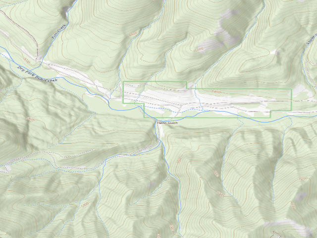 USGS topographic map of Hoover Creek Rd613-101