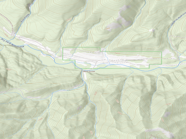 USGS topographic map of Hoover Crek Rd 613-102