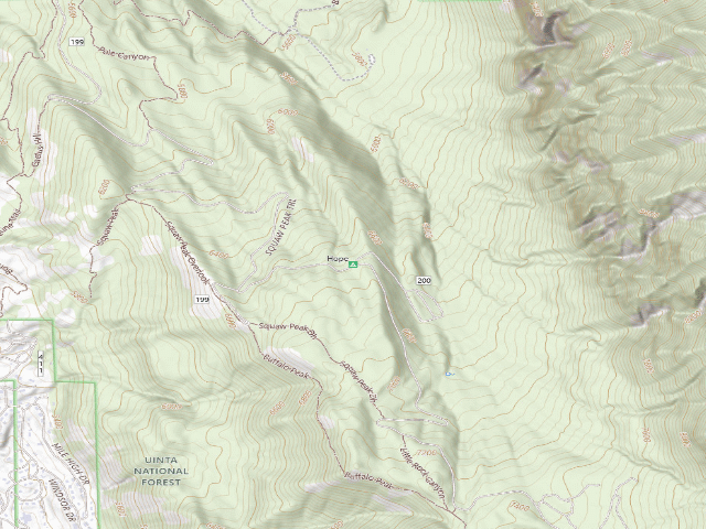 USGS topographic map of Hope