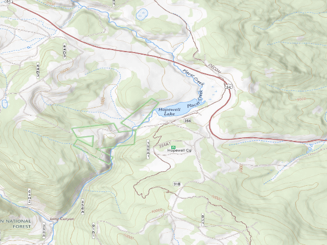 USGS topographic map of Hopewell Cg