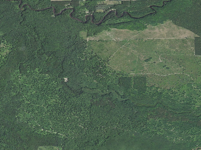 Aerial image of Hopkins Creek Equestrian State Forest Campground and Trail Camp