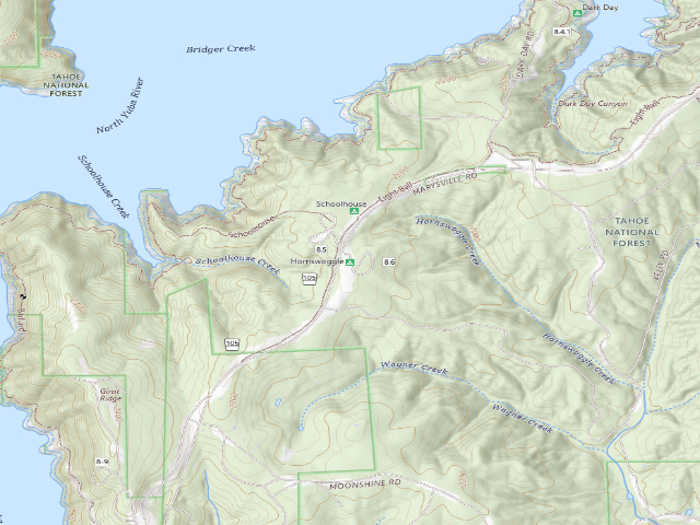 USGS topographic map of Hornswoggle