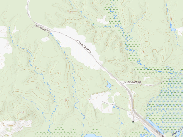 USGS topographic map of Horse Camp Primitive Camping