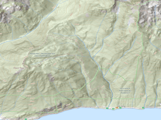 USGS topographic map of Horse Camp