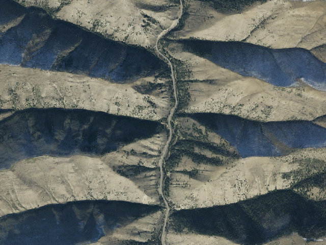 Aerial image of Horse Canyon Camping Area