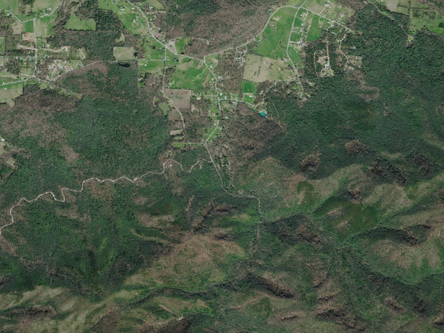 Aerial image of Horse Creek Recreation Area