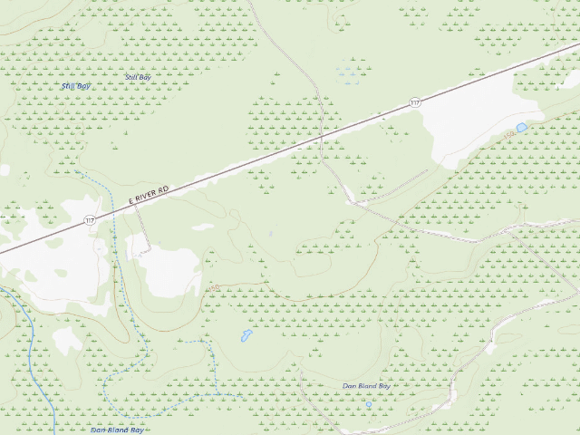 USGS topographic map of Horse Creek WMA Primitive Campground #1