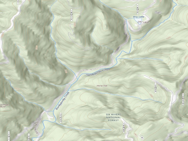 USGS topographic map of Horse Flat