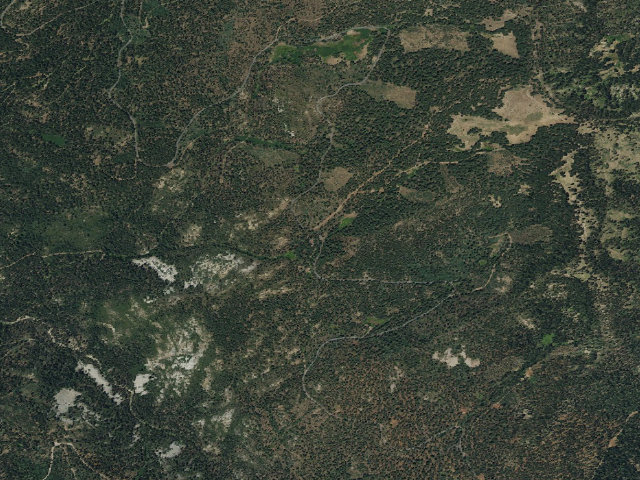 Aerial image of Horse Gulch Campground