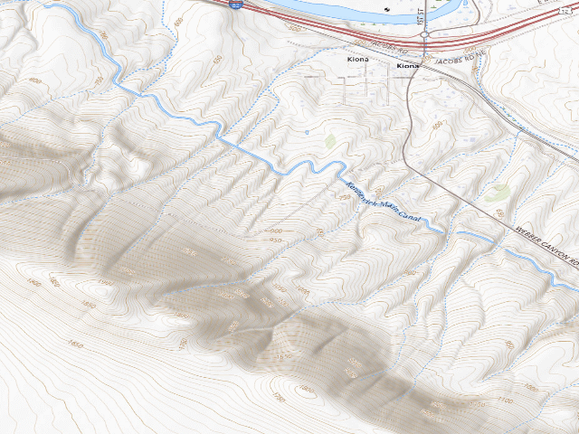 USGS topographic map of Horse Heaven Hills