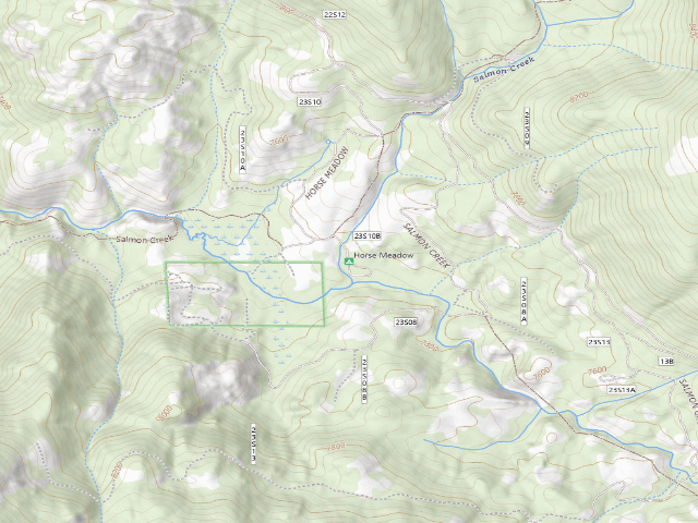 USGS topographic map of Horse Meadow