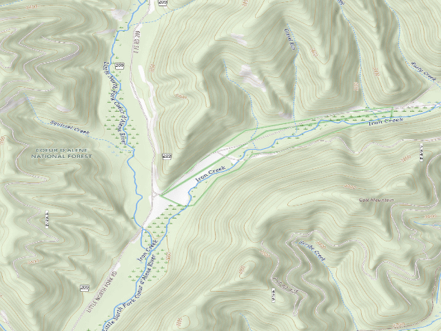 USGS topographic map of Horsehaven 2E