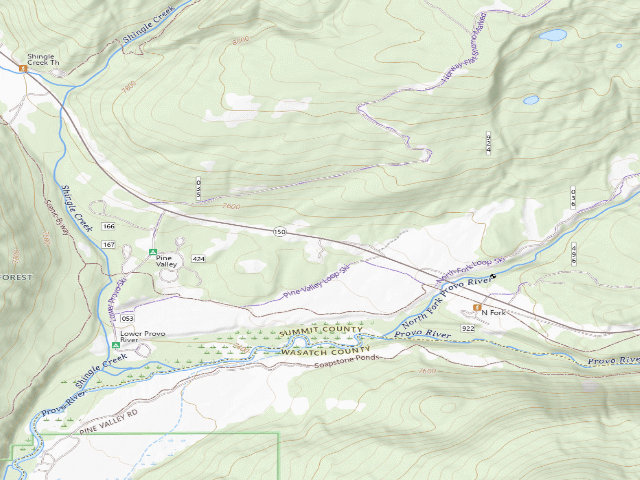 USGS topographic map of Horseman Camp