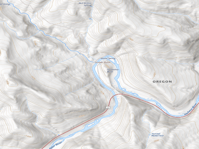 USGS topographic map of Horseshoe Bend