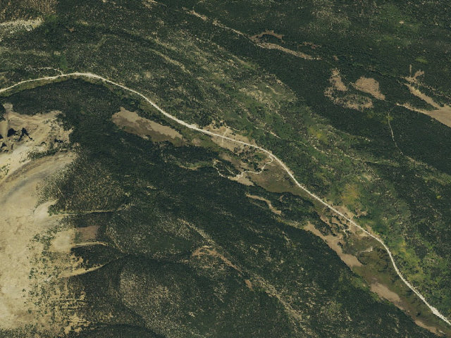 Aerial image of Horseshoe Campground
