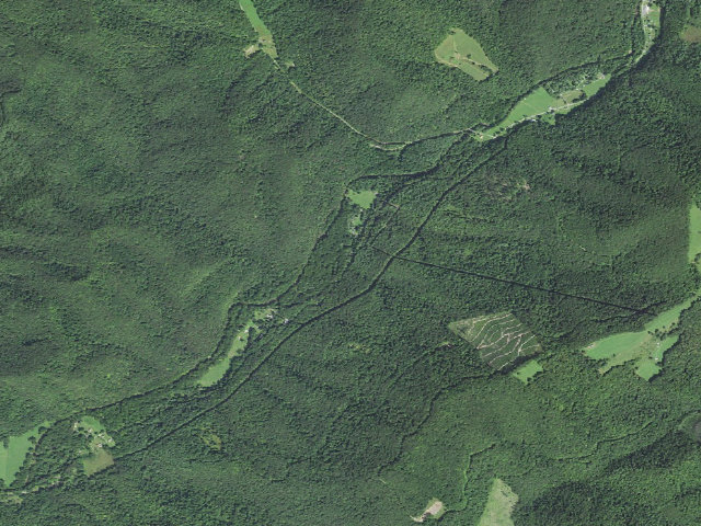 Aerial image of Horseshoe Campground
