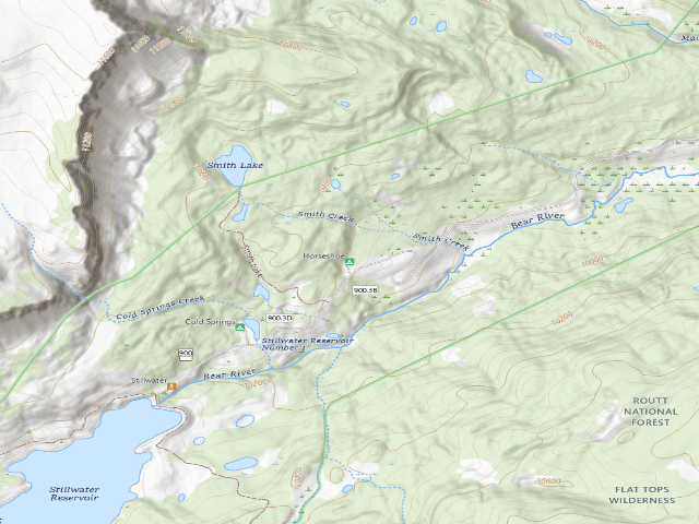 USGS topographic map of Horseshoe