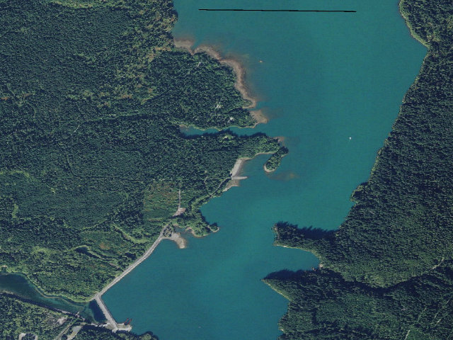 Aerial image of Horseshoe Cove