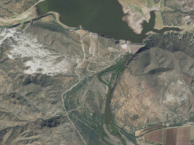 Aerial image of Horseshoe Dispersed Camping