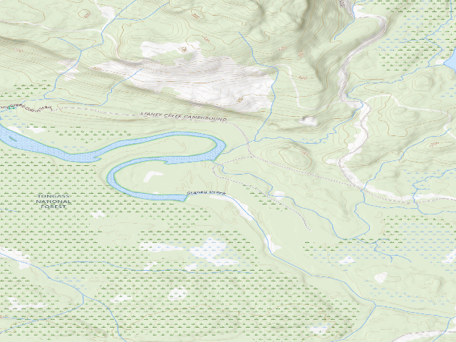 USGS topographic map of Horseshoe Hole