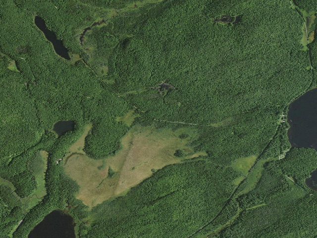 Aerial image of Horseshoe Lake Campsite 10 (Horseshoe Lake Wild Forest)
