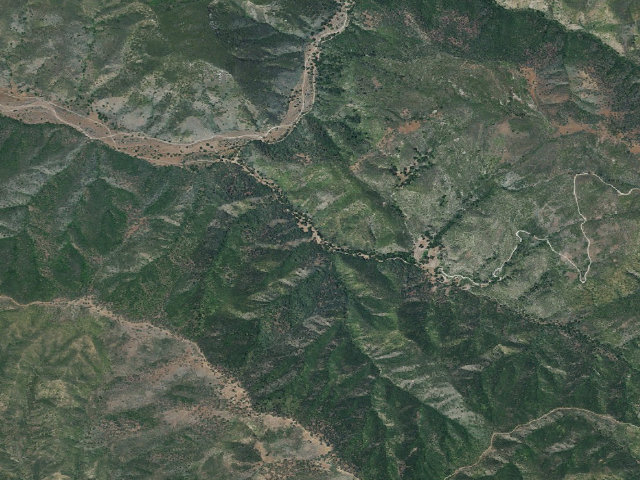 Aerial image of Horseshoe Spring