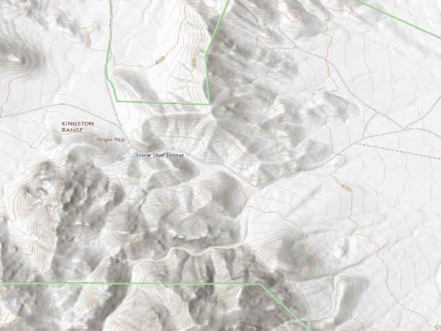 USGS topographic map of Horsethief Springs/Cabin