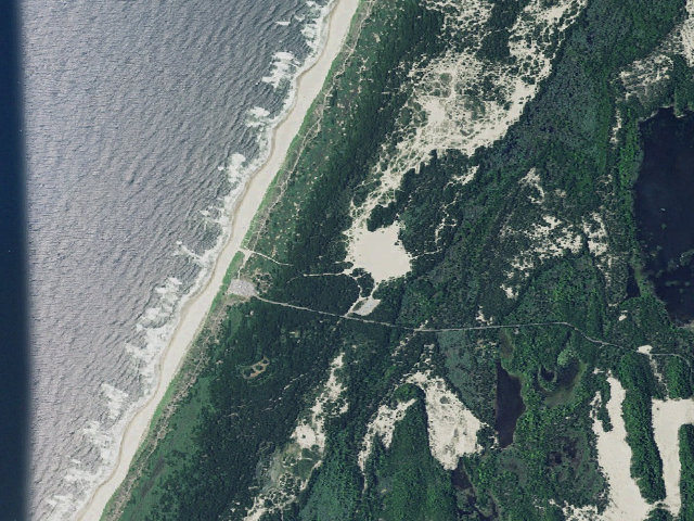 Aerial image of Horsfall Sand Camping site 127